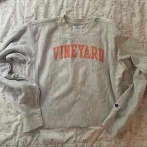 Champion Cropped Martha’s Vineyard Reverse Weave Crewneck